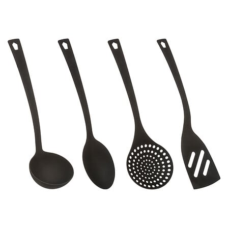 Set 4 Utensilios Black Basic & Co 1 un