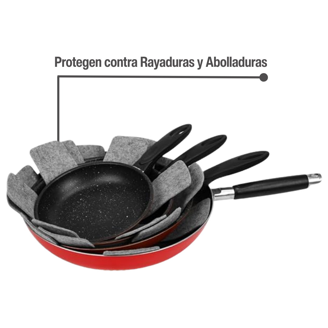 Set 3 Protectores Ollas Sartenes Home Logics 1 un
