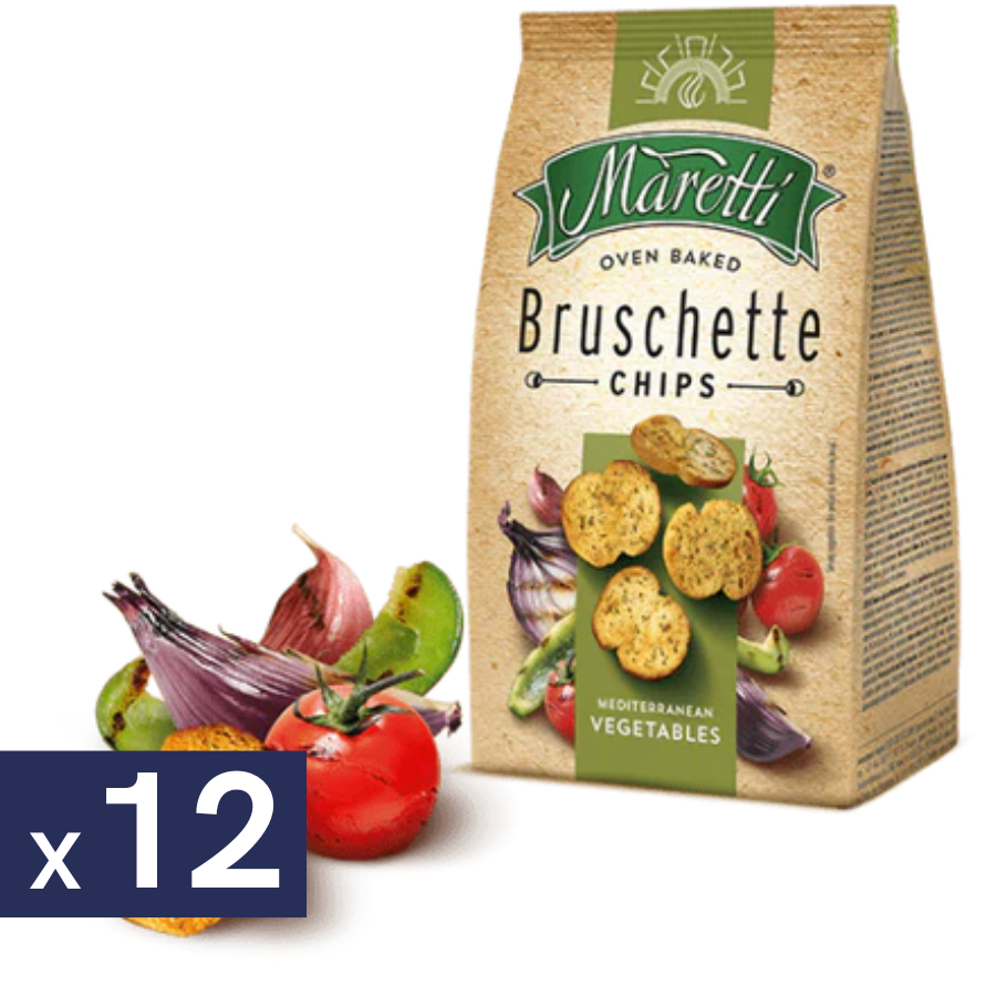 Tostadas Verduras Mediterráneas Bruschette Maretti Bakery 12 x 140 g