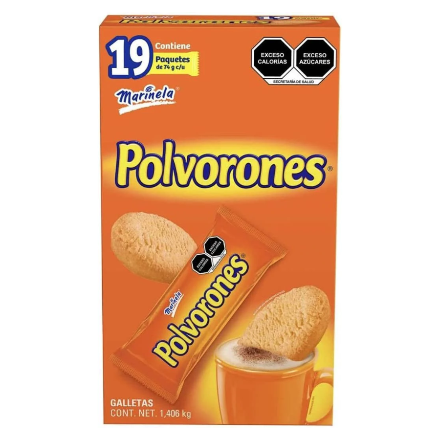 Galletas Polvorones Marinela 19 un x 74 g