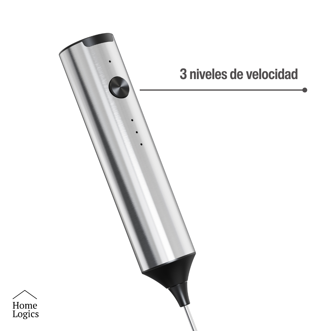Espumador de Leche Recargable de Mano Home Logics 1 un