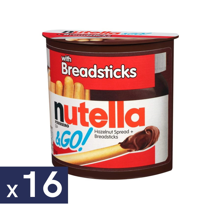 Palitos de Pan con Nutella 16 un x 52 g