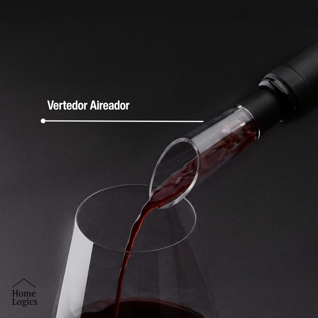 Kit Sacacorchos Eléctrico Recargable con Accesorios Home Logics 1 un