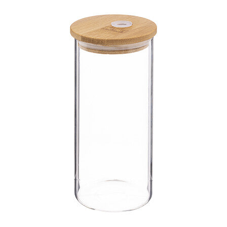 Vaso Agua Vidrio con Bombilla Bamboo 400 ml SG 1 un