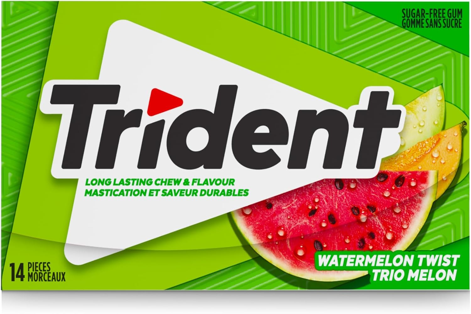 Chicles sin Azúcar Sandía Trident 12 x 14 un