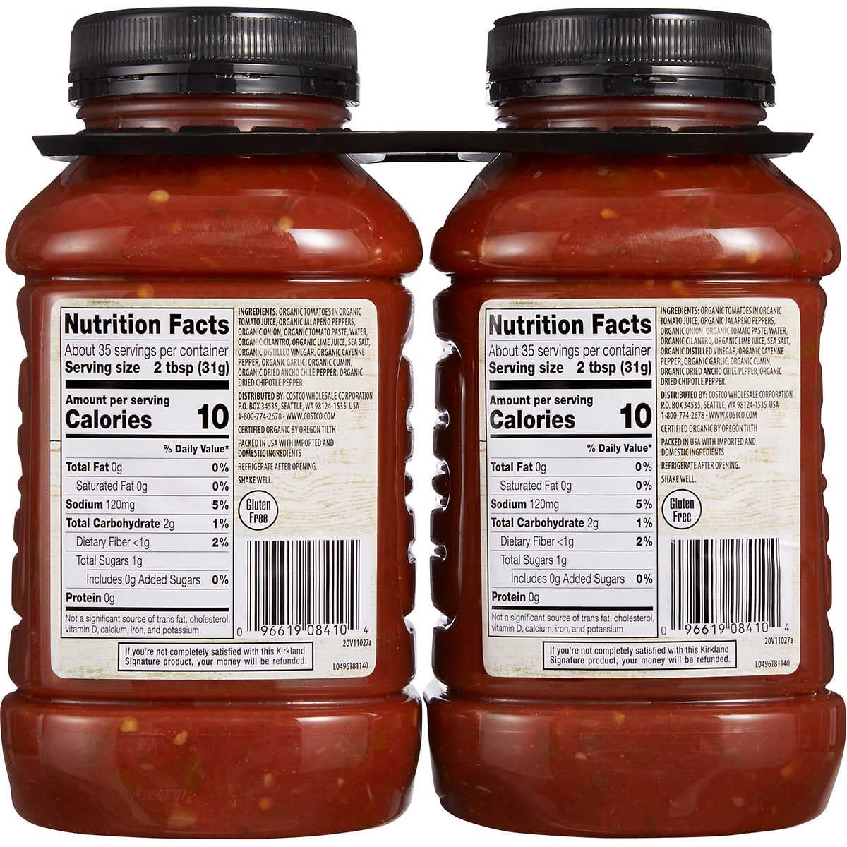 Salsa Picante Kirkland 2 un x 1.08 kg