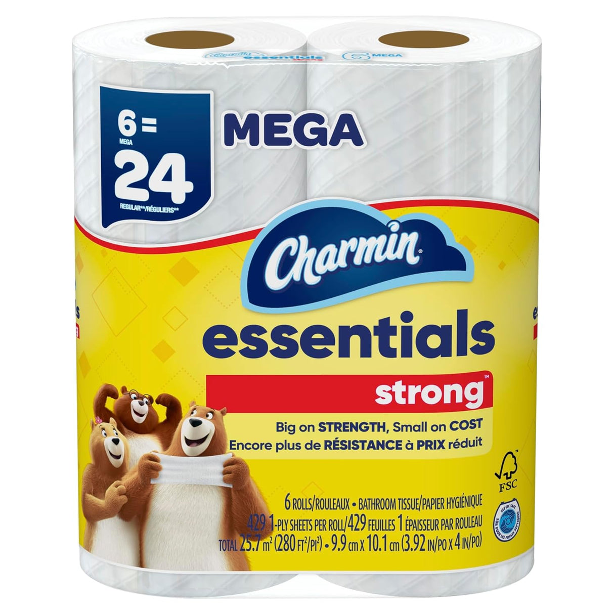 Papel Higiénico Strong Mega Rollos Charmin 6 un