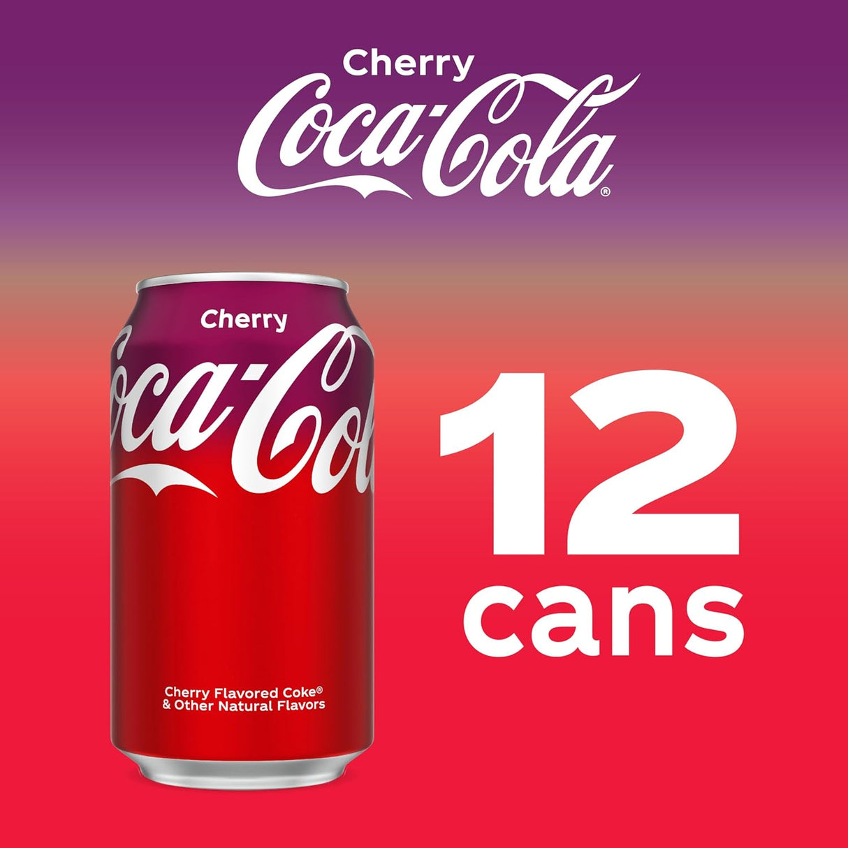 Bebidas Cherry Lata Coca-Cola 12 x 355 ml