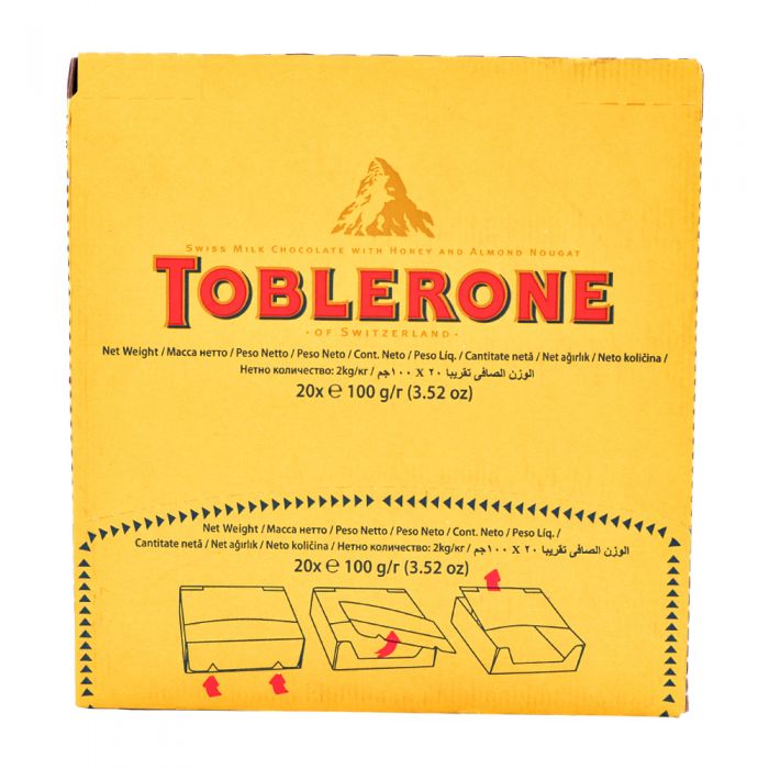Chocolate Leche Toblerone 20 x 100 g