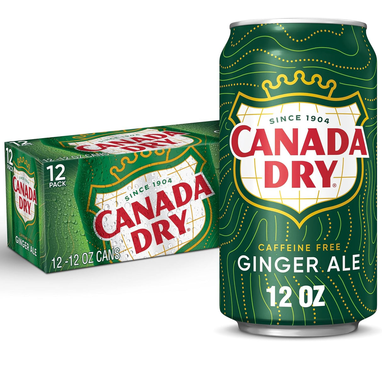 Bebida Ginger Ale Lata Canada Dry 12 un x 355 ml