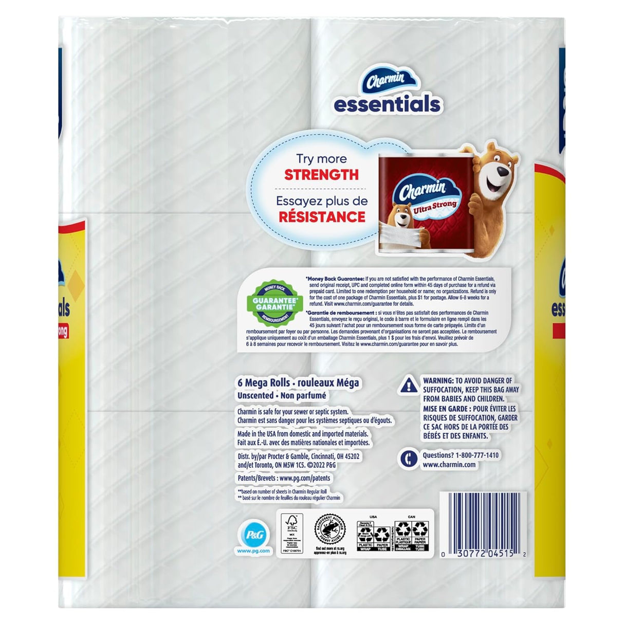 Papel Higiénico Strong Mega Rollos Charmin 6 un