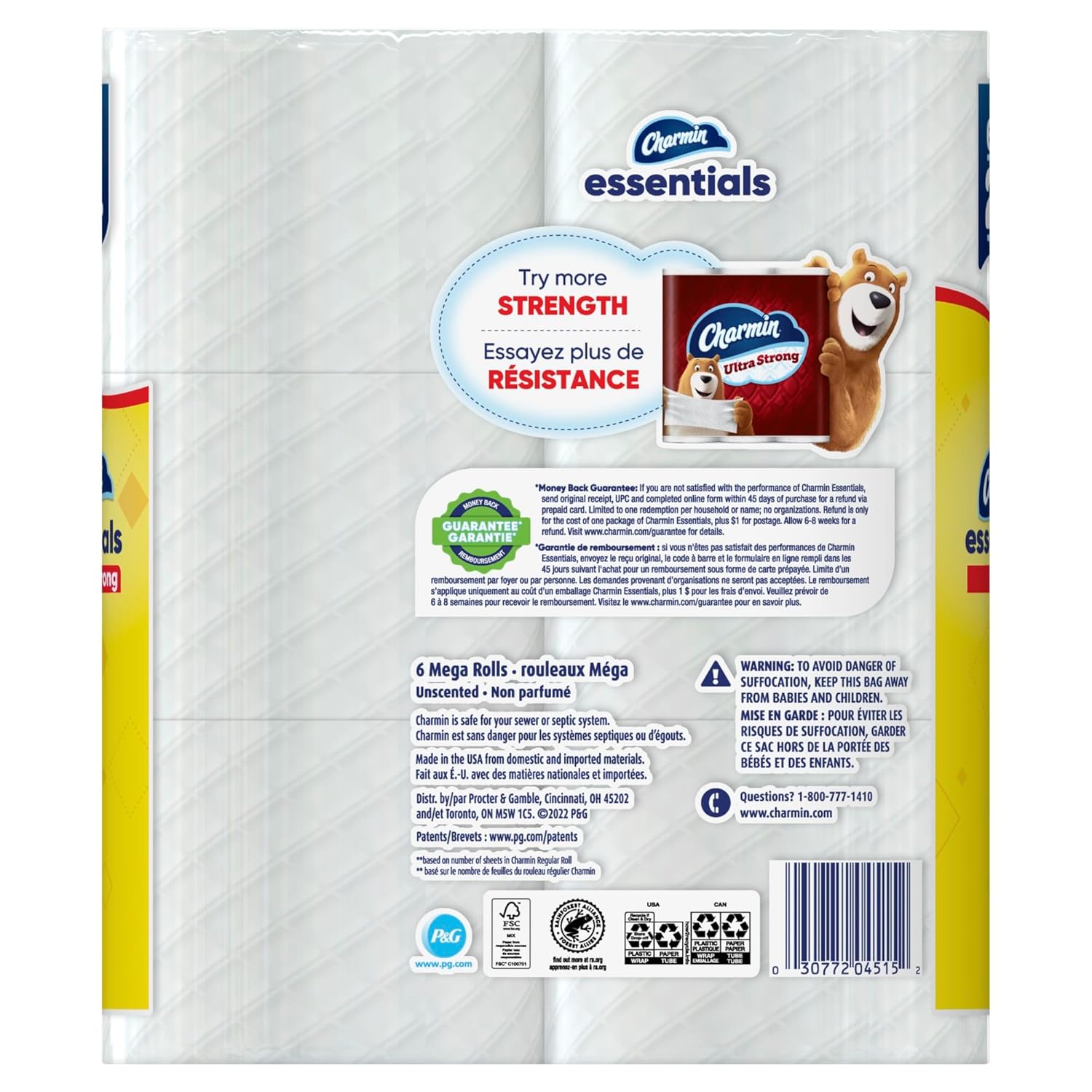 Papel Higiénico Strong Mega Rollos Charmin 6 un