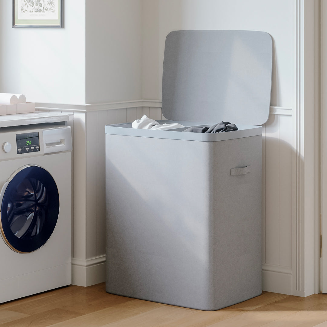 Canasto Ropa Sucia con Separación Home Logics 1 un