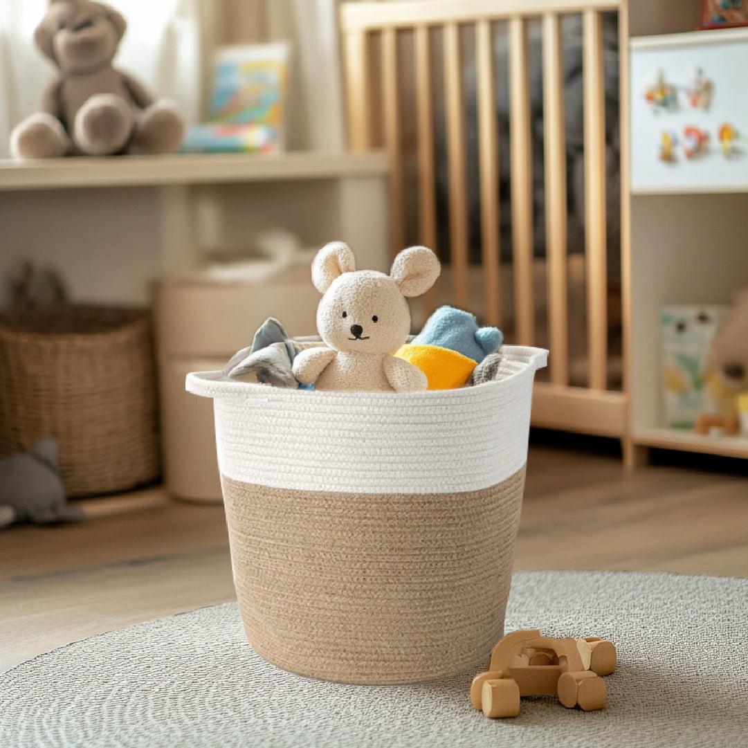 Canasto Almacenamiento Algodón Home Logics 1 un