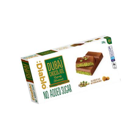 Chocolate Dubai sin Azúcar :Diablo 200 g
