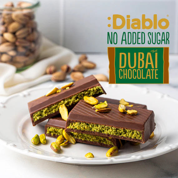 Chocolate Dubai sin Azúcar :Diablo 200 g
