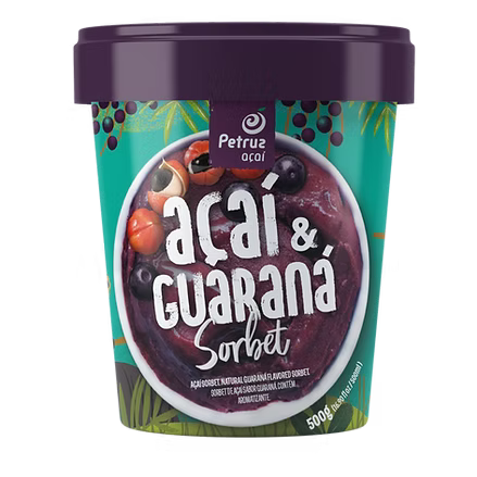 Acaí Sorbet Guaraná Petruz 500 g