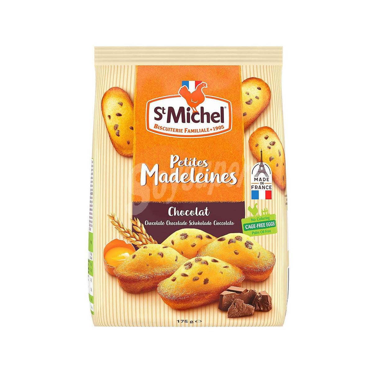 Galletas Petites Madeleines Chocolate St Michel 175 g