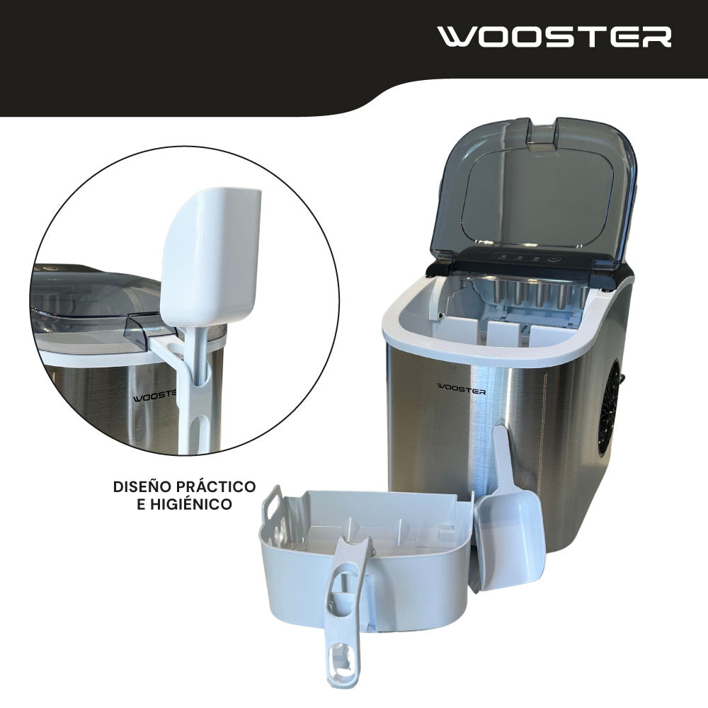 Máquina para hacer Hielo con Canasto Wooster 1 un