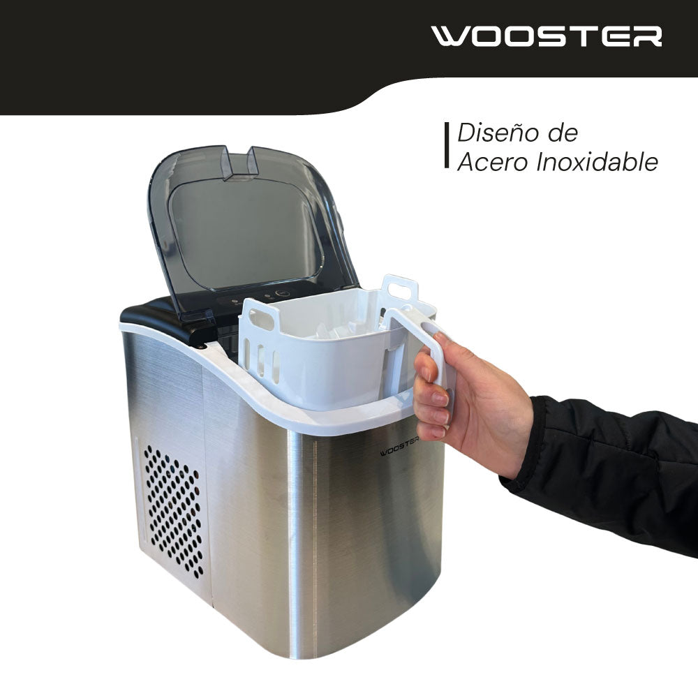 Máquina para hacer Hielo con Canasto Wooster 1 un