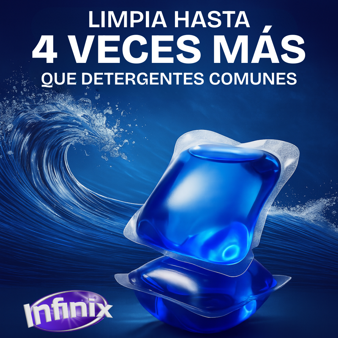 Detergente en Cápsulas Infinix 75 un