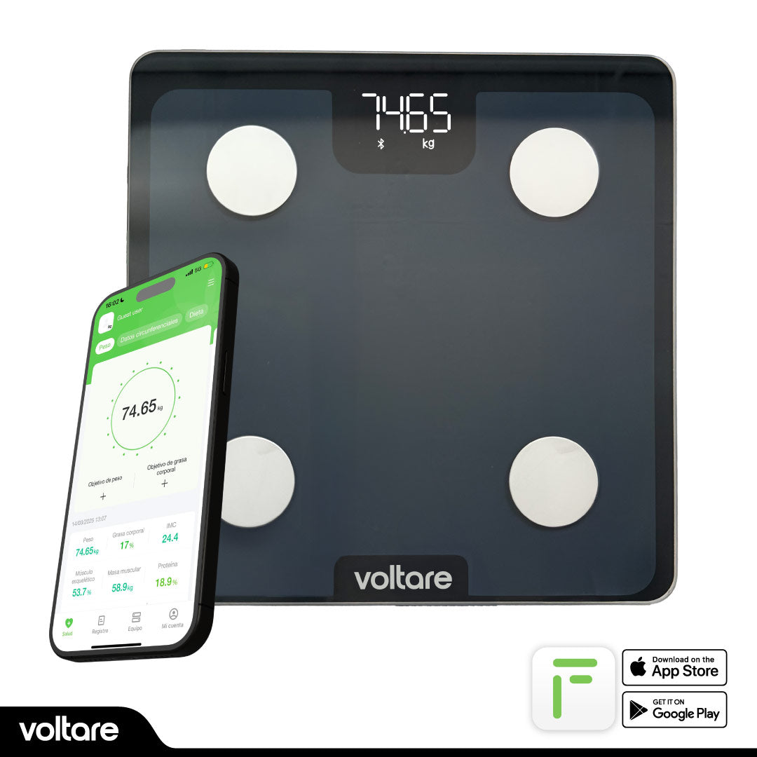 Balanza Corporal Digital Inteligente Voltare 1 un