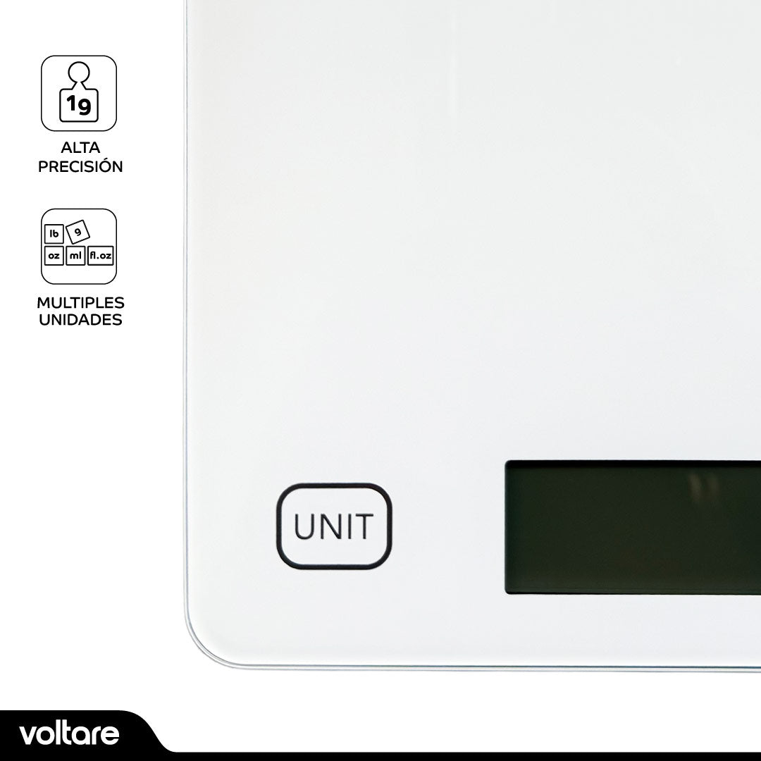 Báscula para Cocina Digital Inteligente Voltare 1 un