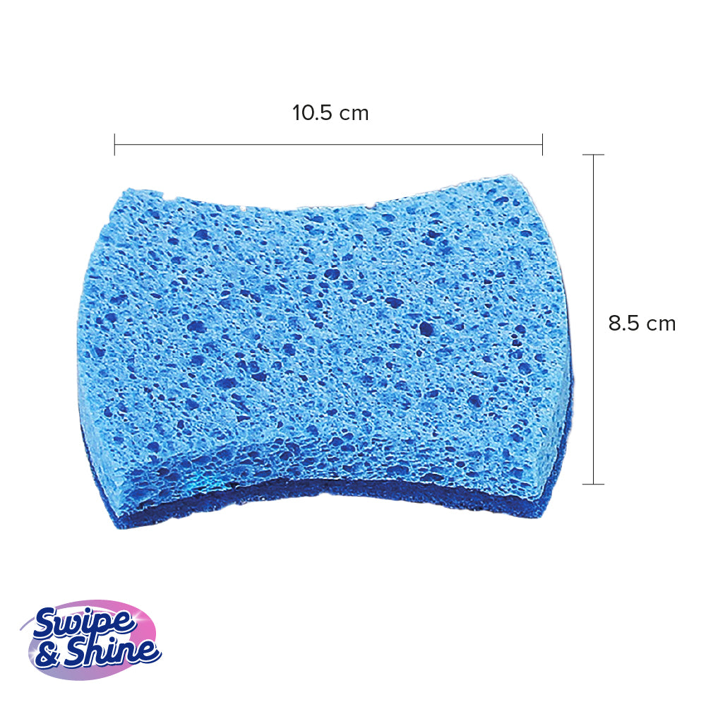 Set 6 Esponjas Celulosa Anti Rayas Swipe & Shine 1 un