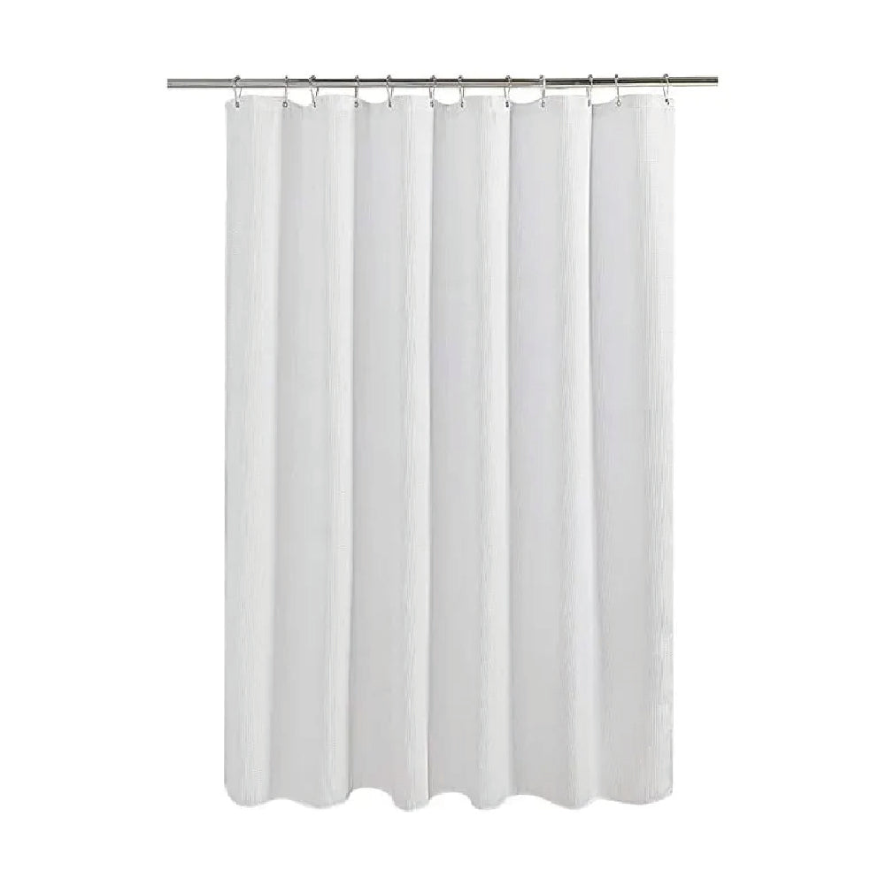 Cortina Baño Waffle 180 x 183 cm White Home Logics 1 un