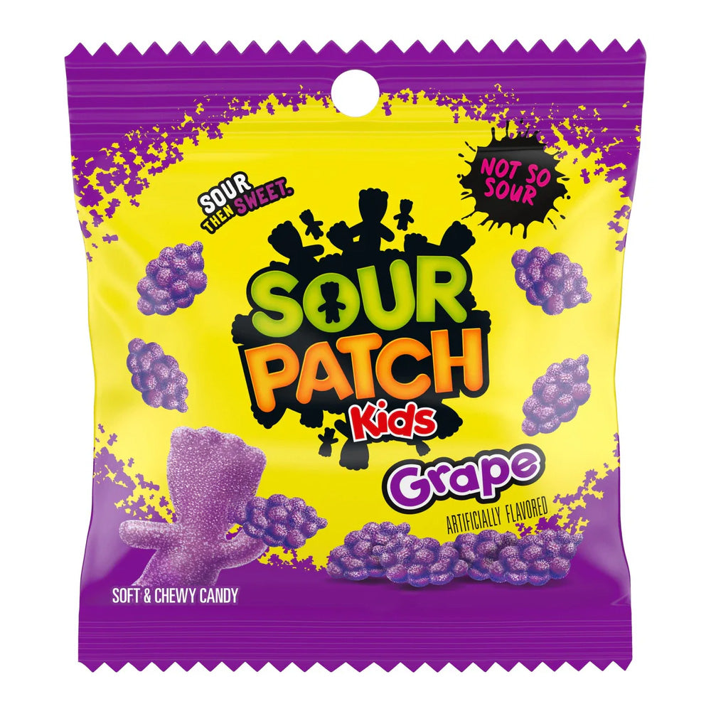 Gomitas Uva Sour Patch Kids 12 x 101 g