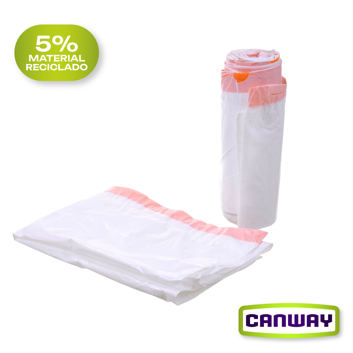Bolsas Basura Cocina 61 x 69 cm Canway 80 un