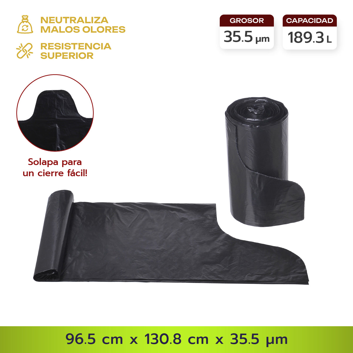 Bolsas Basura Exteriores 97 x 131 cm Canway 20 un