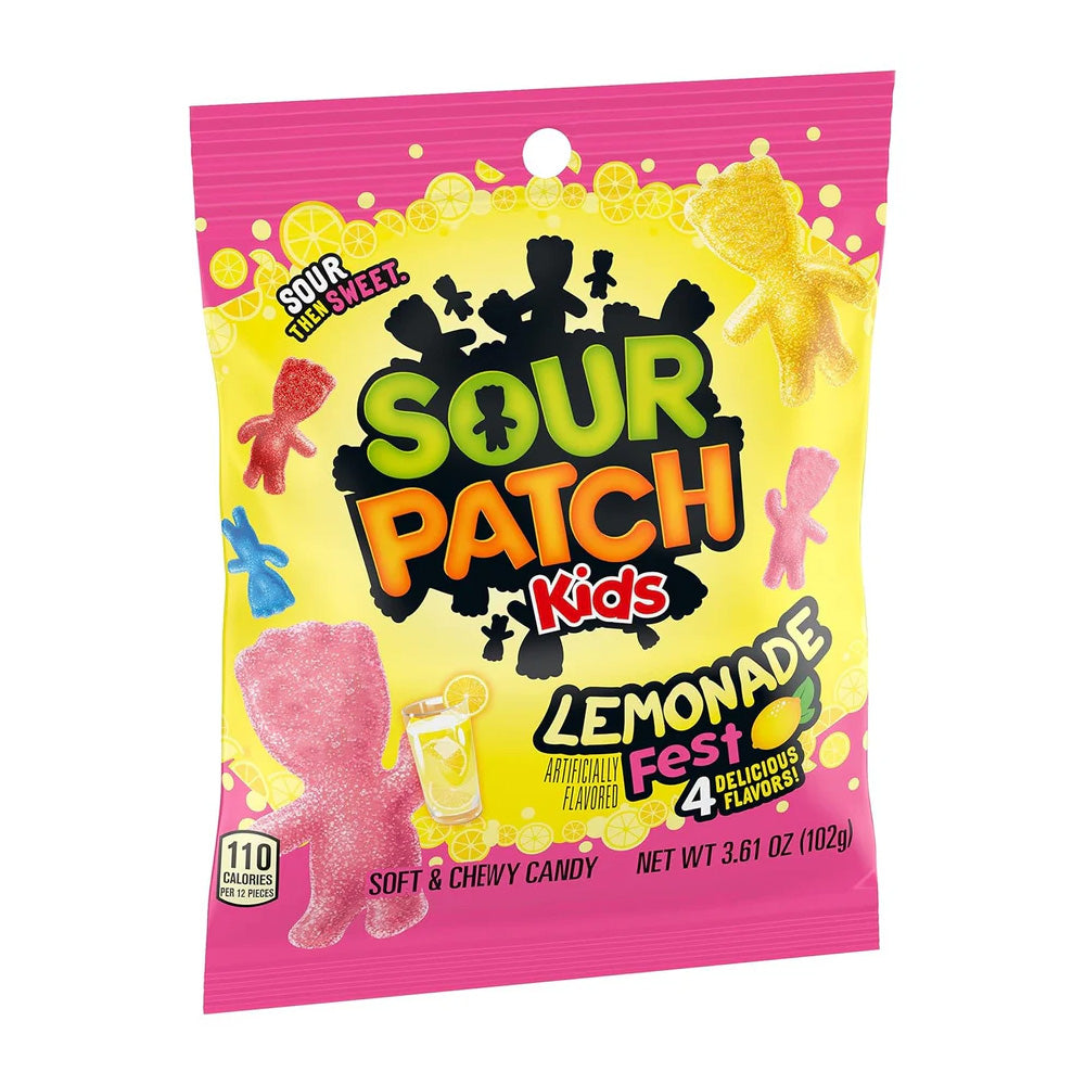 Gomitas Peg Lemonade Sour Patch Kids 102 g