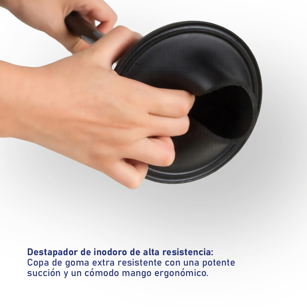 Set Sopapo con Cepillo Inodoro Black Clynder 1 un