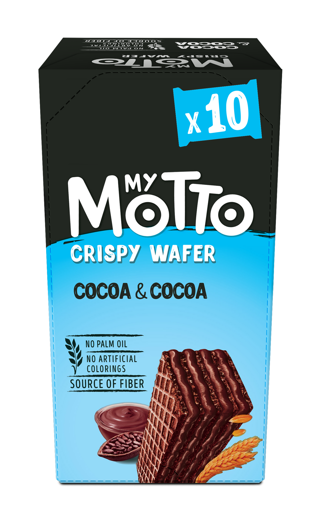 Obleas Cocoa y Cocoa My Motto 10 un x 30 g
