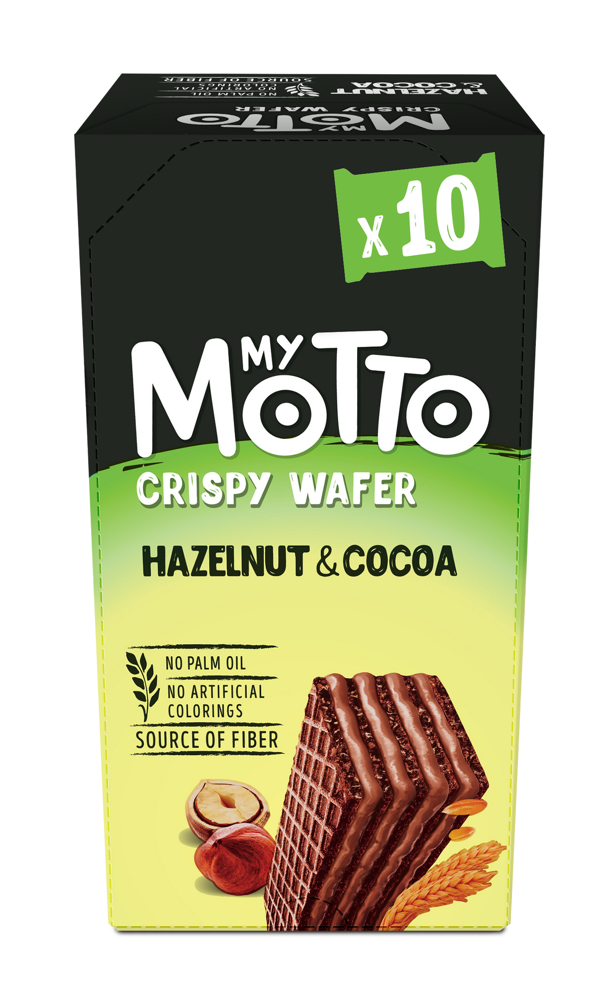 Obleas Avellana y Cocoa My Motto 10 un x 30 g