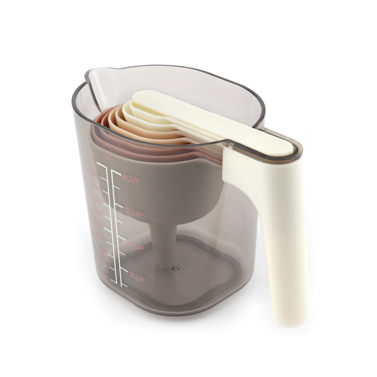 Set 9 Tazas y Cucharas Medidoras Home Logics 9 un