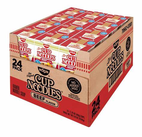 Sopa Ramen Sabor Carne Nissin 24 un x 71 g