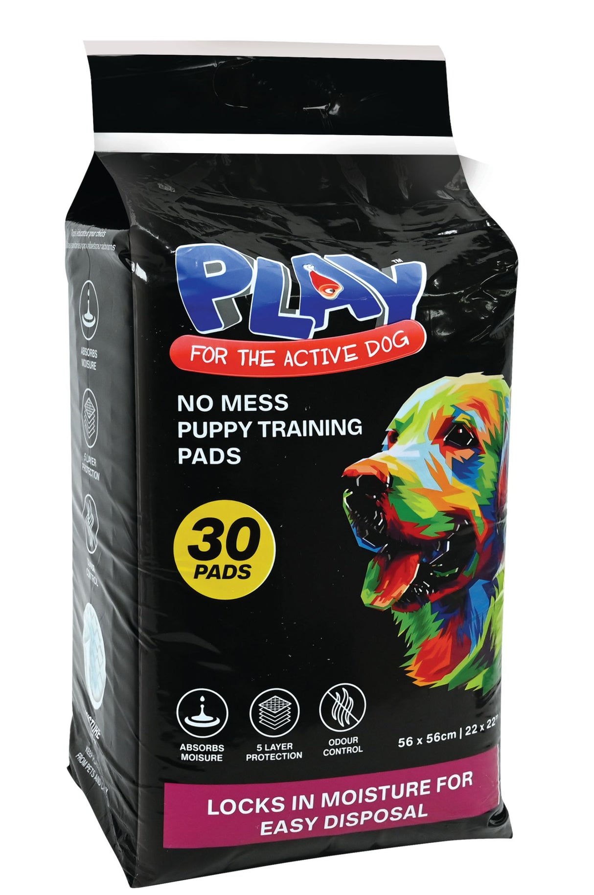 Pack 30 Paños de Entrenamiento para Cachorros 56 x 56 cm 1 un