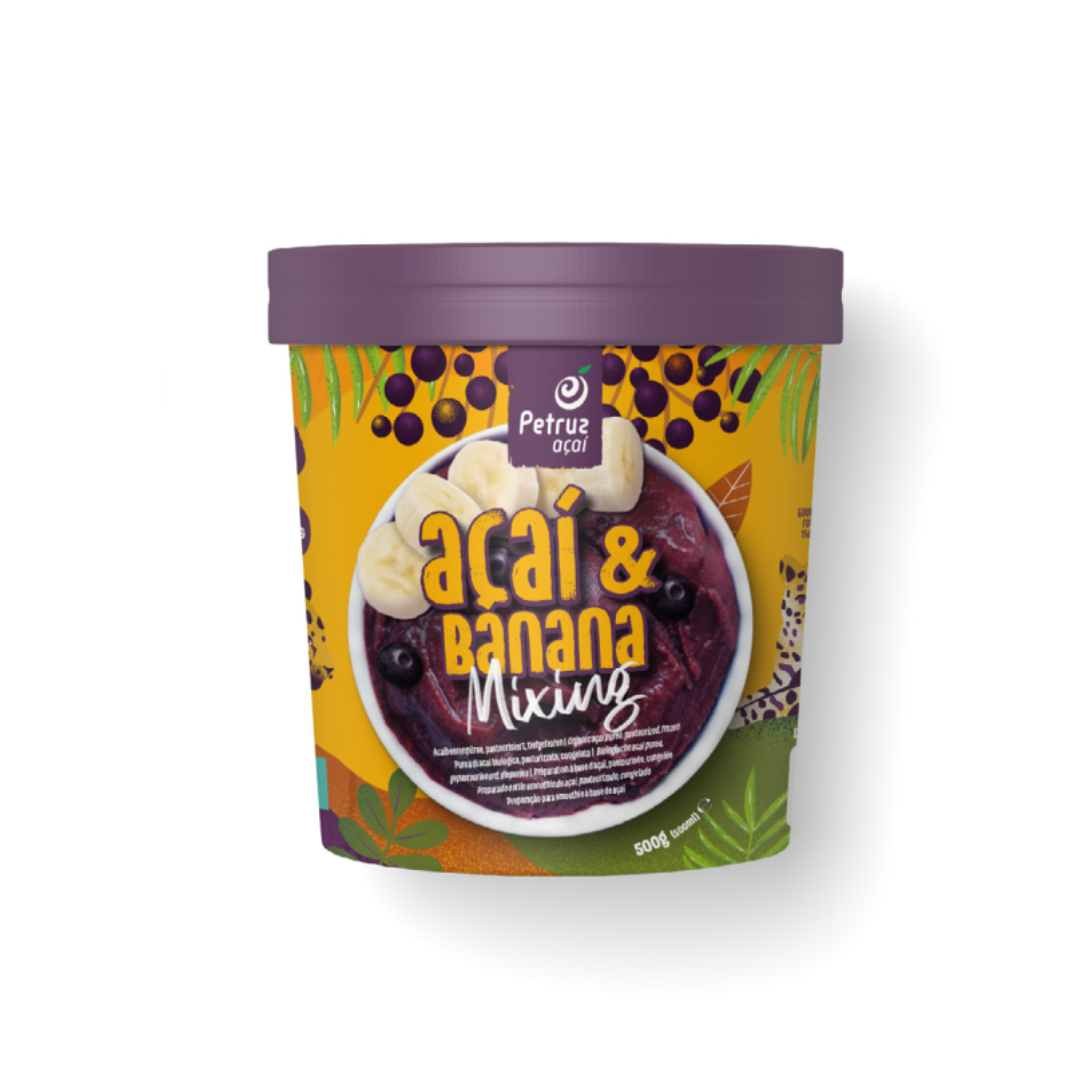 Acaí Sorbet Banana Petruz 500 g
