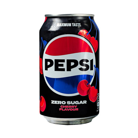 Bebida Max Cherry Zero Azúcar Lata Pepsi 24 x 330 ml