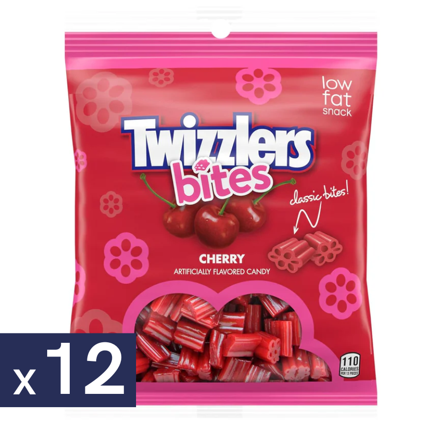 Gomitas Cherry Bites Twizzlers 12 x 198 g