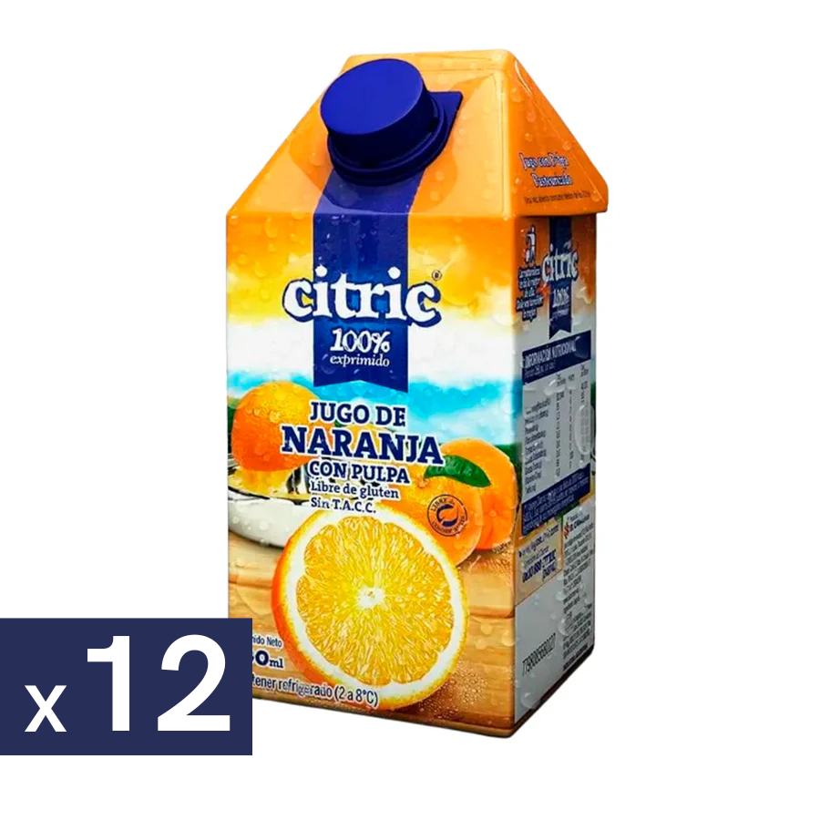Jugo Naranja Citric 12 x 500 ml