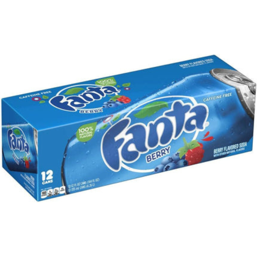 Bebidas Berry Lata Fanta 12 x 355 ml
