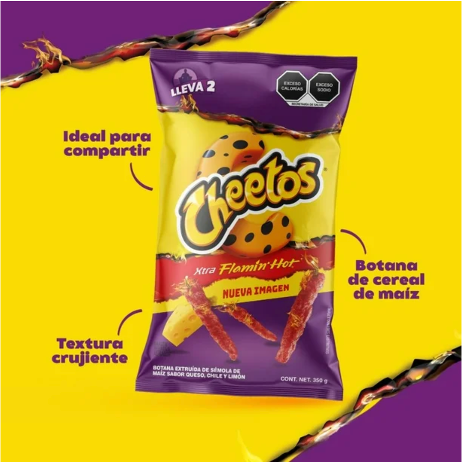Cheetos Flamin'Hot Sabritas 350 g