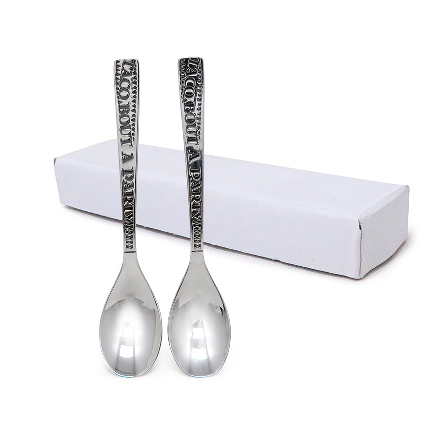 Set 2 Cucharas Servir Taco ÔBout a Party Dillards 1 un