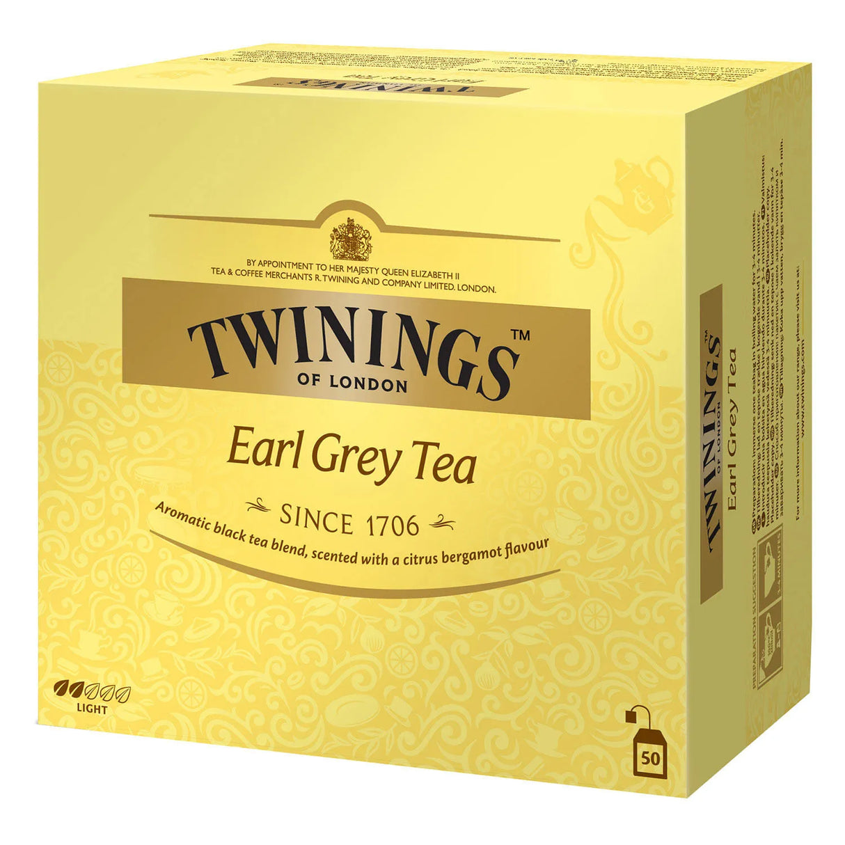 Té Negro Early Grey Twinings 50 un