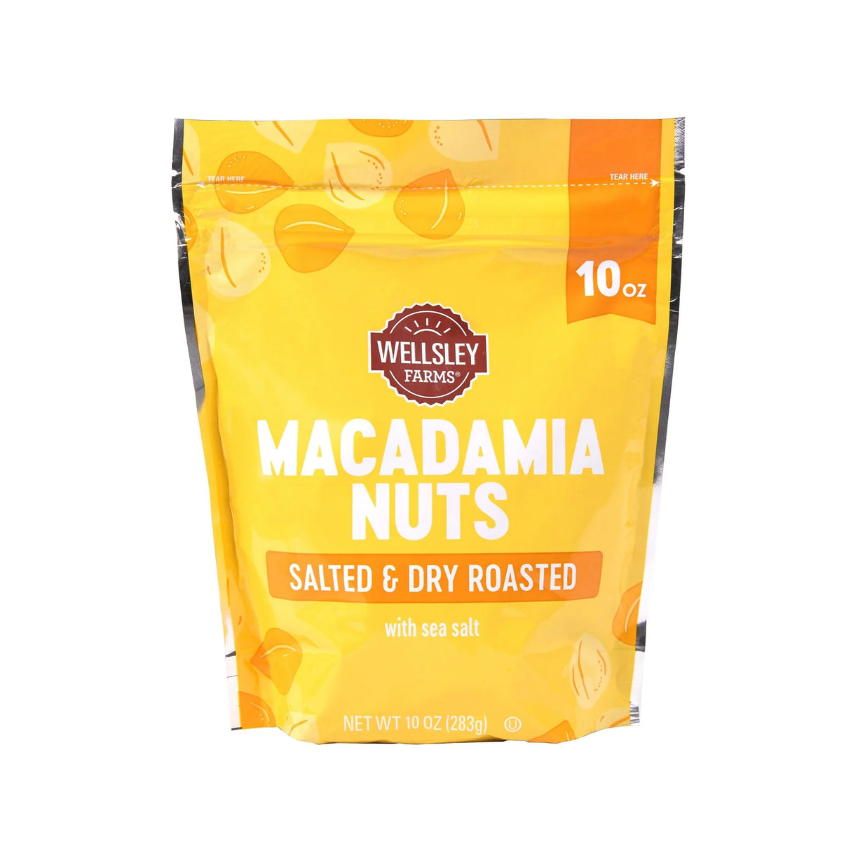 Macadamias Sal de Mar Wellsley Farms 283 g
