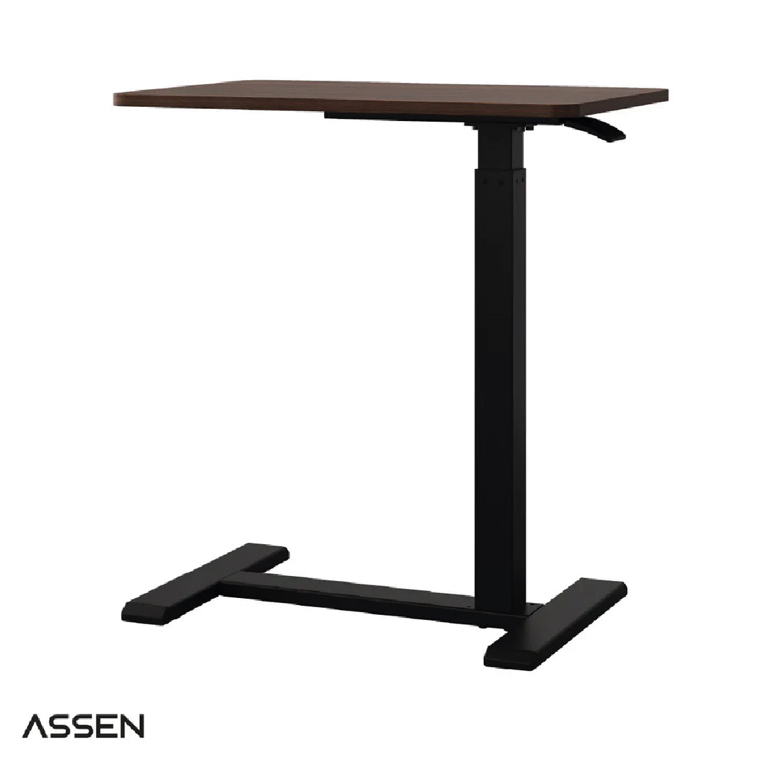 Mesa Lateral de Altura Regulable Con Encimera Abatible Black Base Assen 1 un