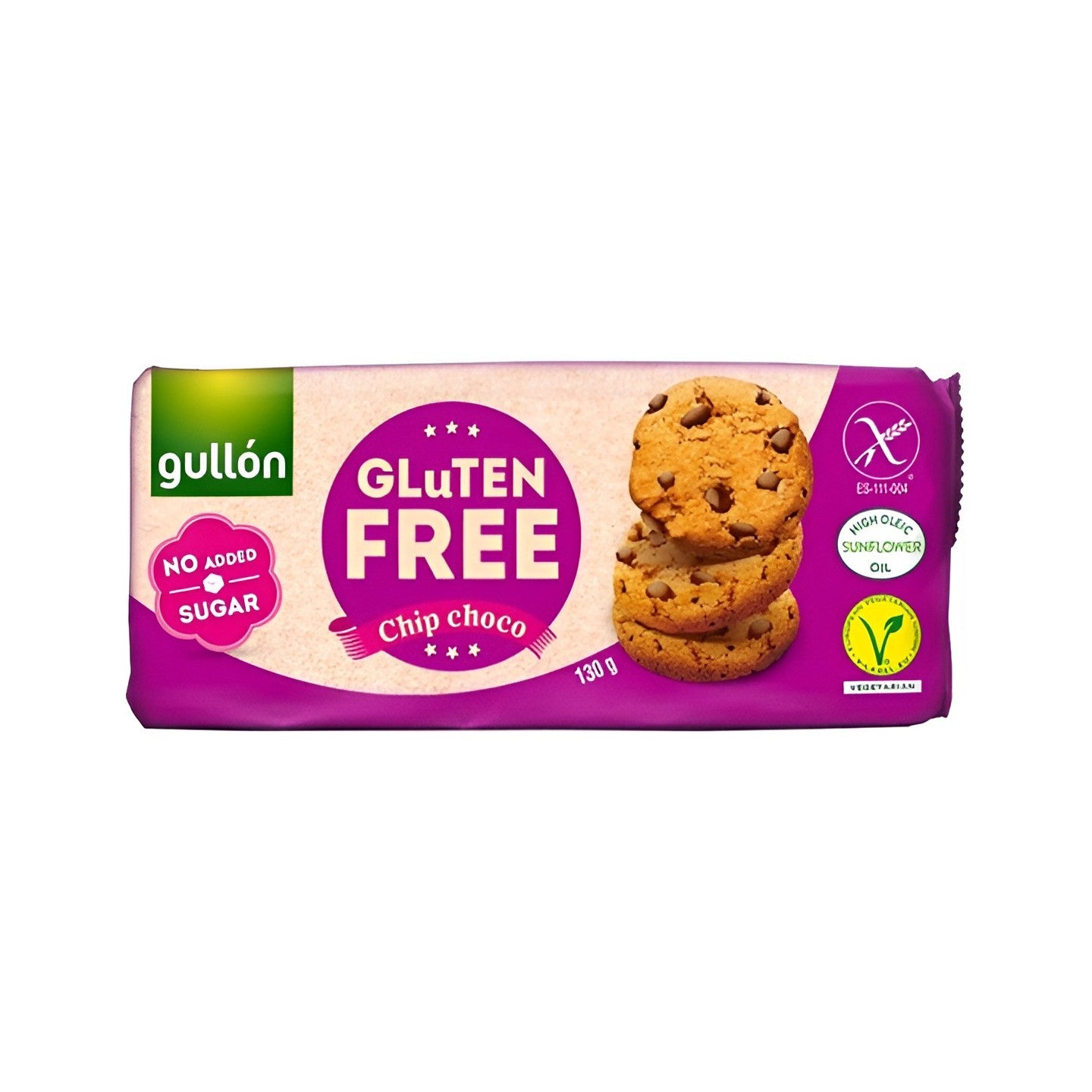 Galletas sin Azúcar Choco Chip Gullón 130 g